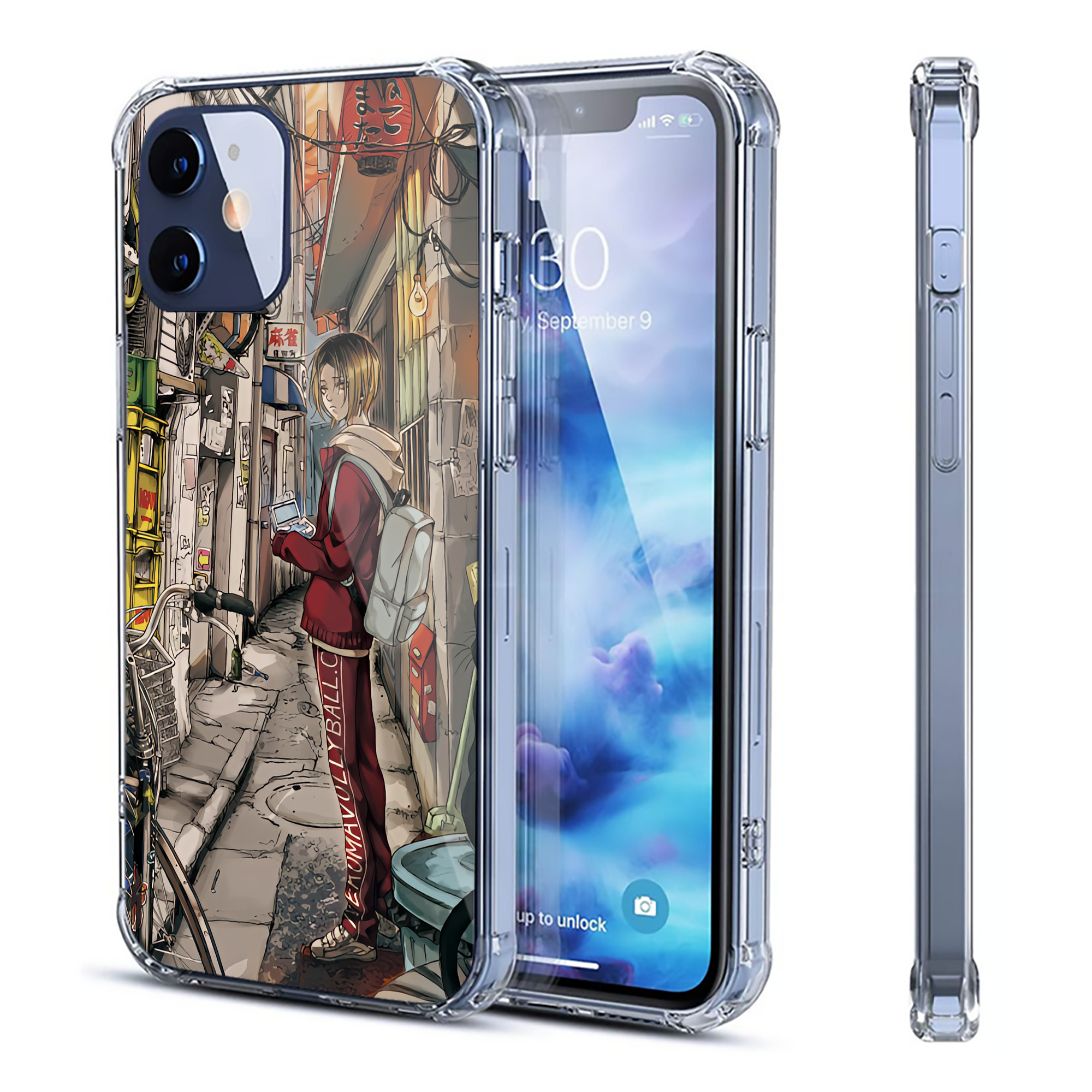 （画像用） ハイキュー!! Haikyu!! 【iPhone 12シリーズ対応】透明スマホケース（クリアソフトケース）